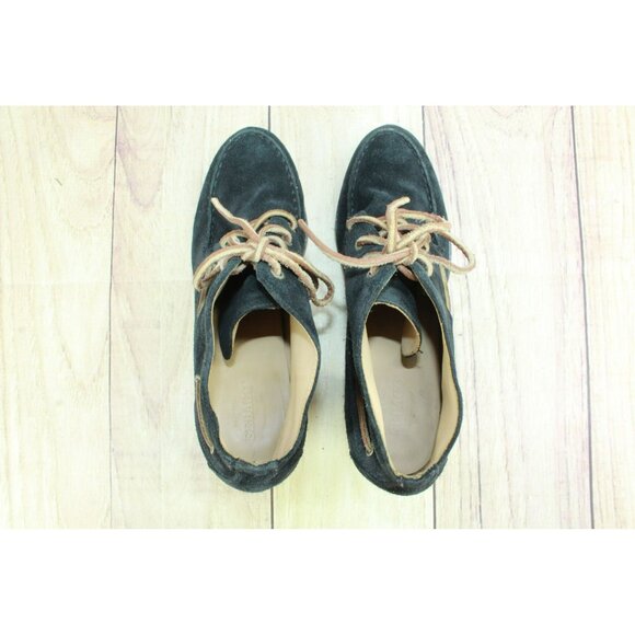 Sebago Ashton 360 Moc Black Suede Ankle Lace Up Boots 11 M Preppy Casual - Picture 7 of 9